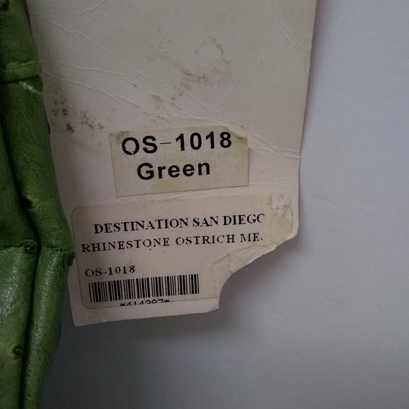 Angel Purse Hipster Shoulderbag Lime Green Rhinestones Crossbody Tassels - Picture 4 of 9